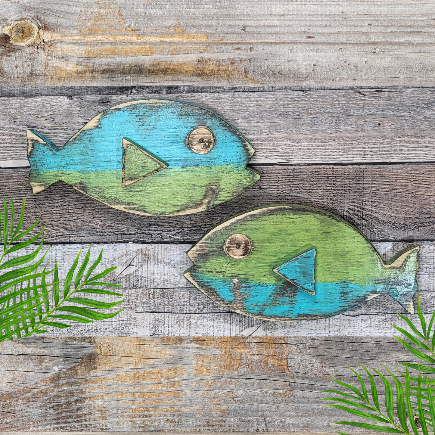 Ocean Themed Nursery Wall Decor Mid Century Style Wooden Fish Home Accent Coastal Farmhouse Gift idea Beach Lover Whimsical Fish Art