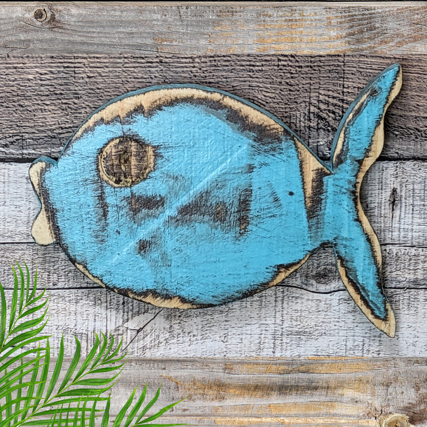 8 Tropical Fish Wall Decor Ocean Themed Kissing Fish Nursery Beach Lover Gift Idea Nautical Mancave Tiki Bar Wall Hanging Coastal Farmhouse