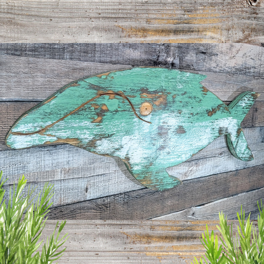 Rustic Folk Art Coastal Collection Primitive Whale Home Staging Wall Decor Nautical Sea Creature Mythical Themed Nursery Designer Bundle