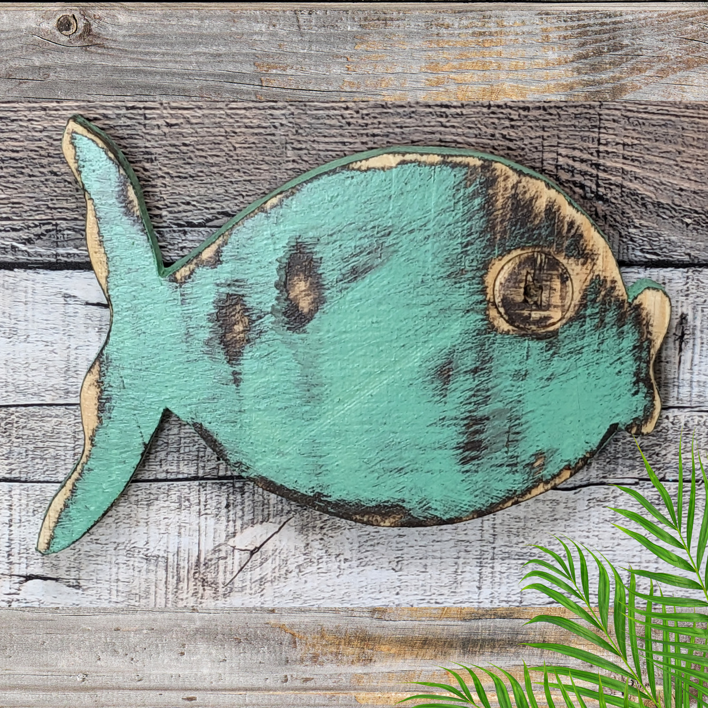 8 Tropical Fish Wall Decor Ocean Themed Kissing Fish Nursery Beach Lover Gift Idea Nautical Mancave Tiki Bar Wall Hanging Coastal Farmhouse