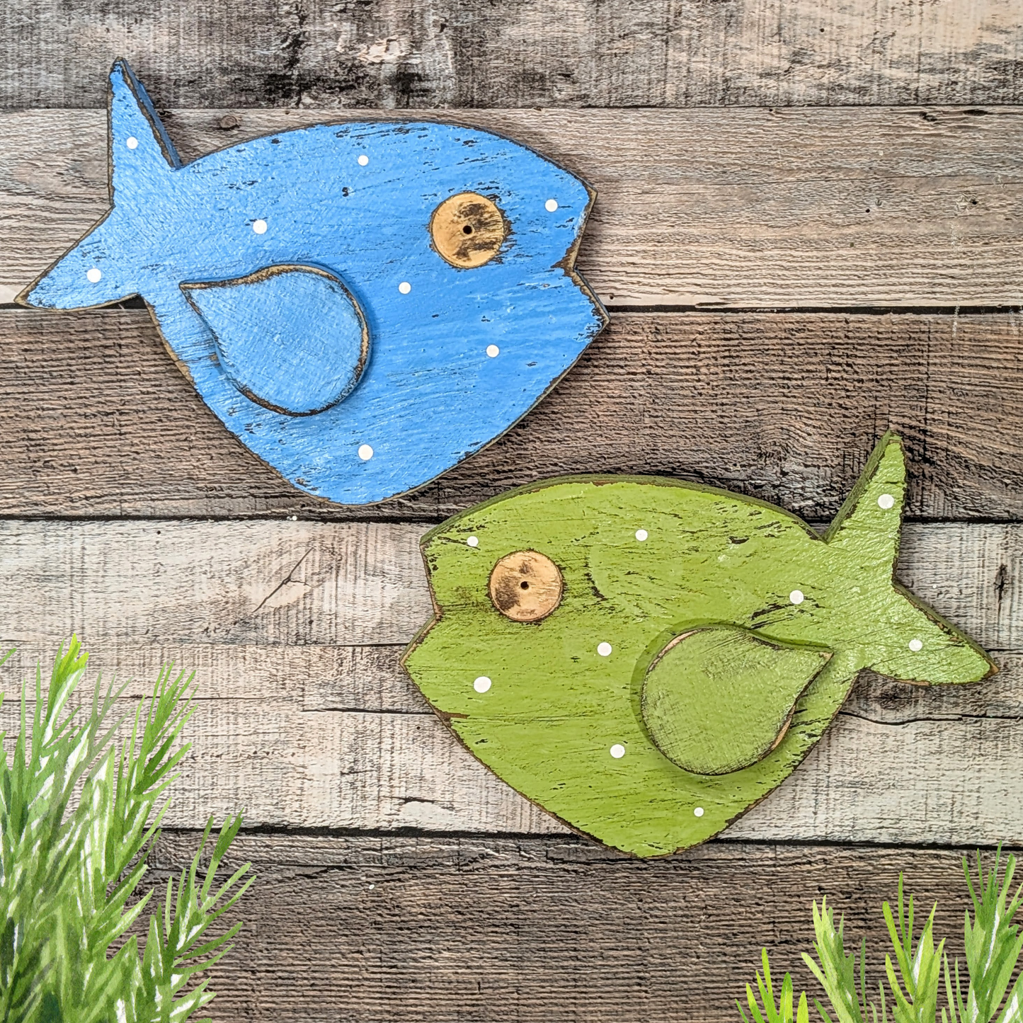 Mid-Century Style Home Accent Boomerang Tiki Bar Fish Decor Ocean Themed Nursery Wall Hanging Beach Home Staging Coastal Living Photo Prop