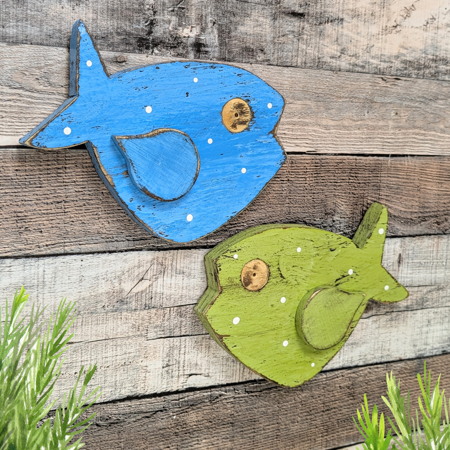 Mid-Century Style Home Accent Boomerang Tiki Bar Fish Decor Ocean Themed Nursery Wall Hanging Beach Home Staging Coastal Living Photo Prop