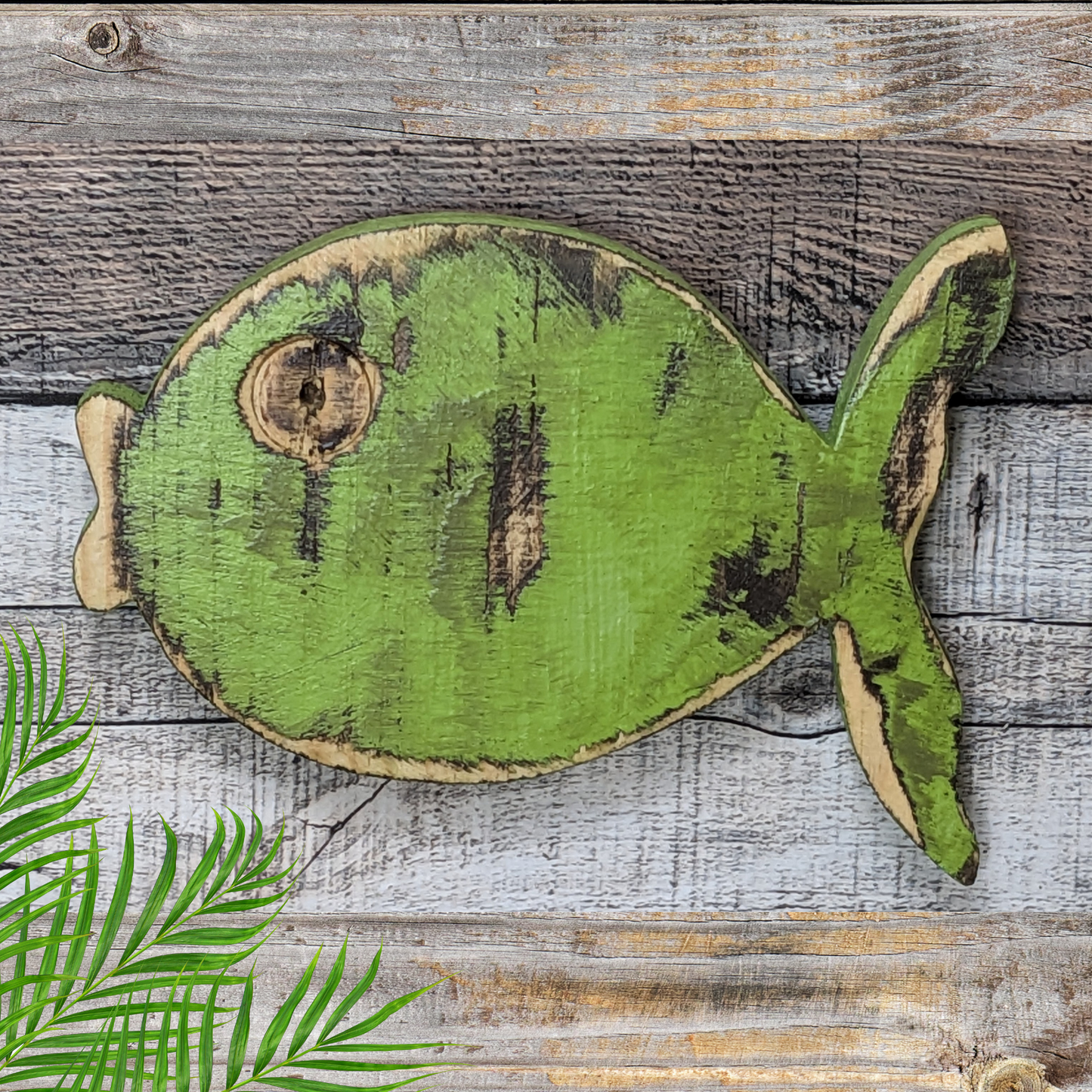 8 Tropical Fish Wall Decor Ocean Themed Kissing Fish Nursery Beach Lover Gift Idea Nautical Mancave Tiki Bar Wall Hanging Coastal Farmhouse