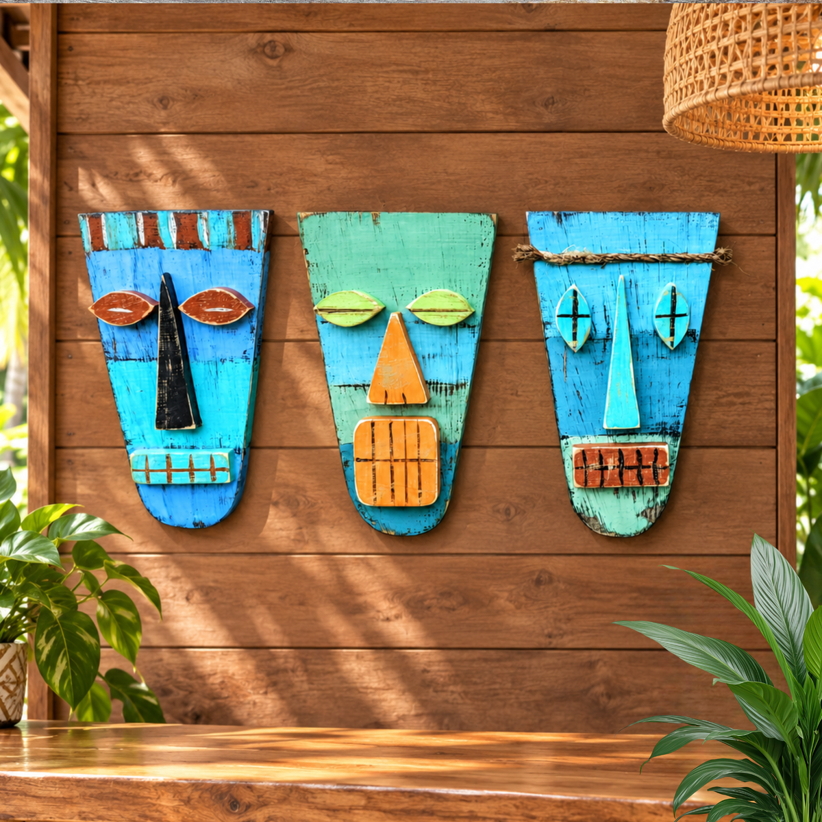 Tropical Tiki Bar Decor