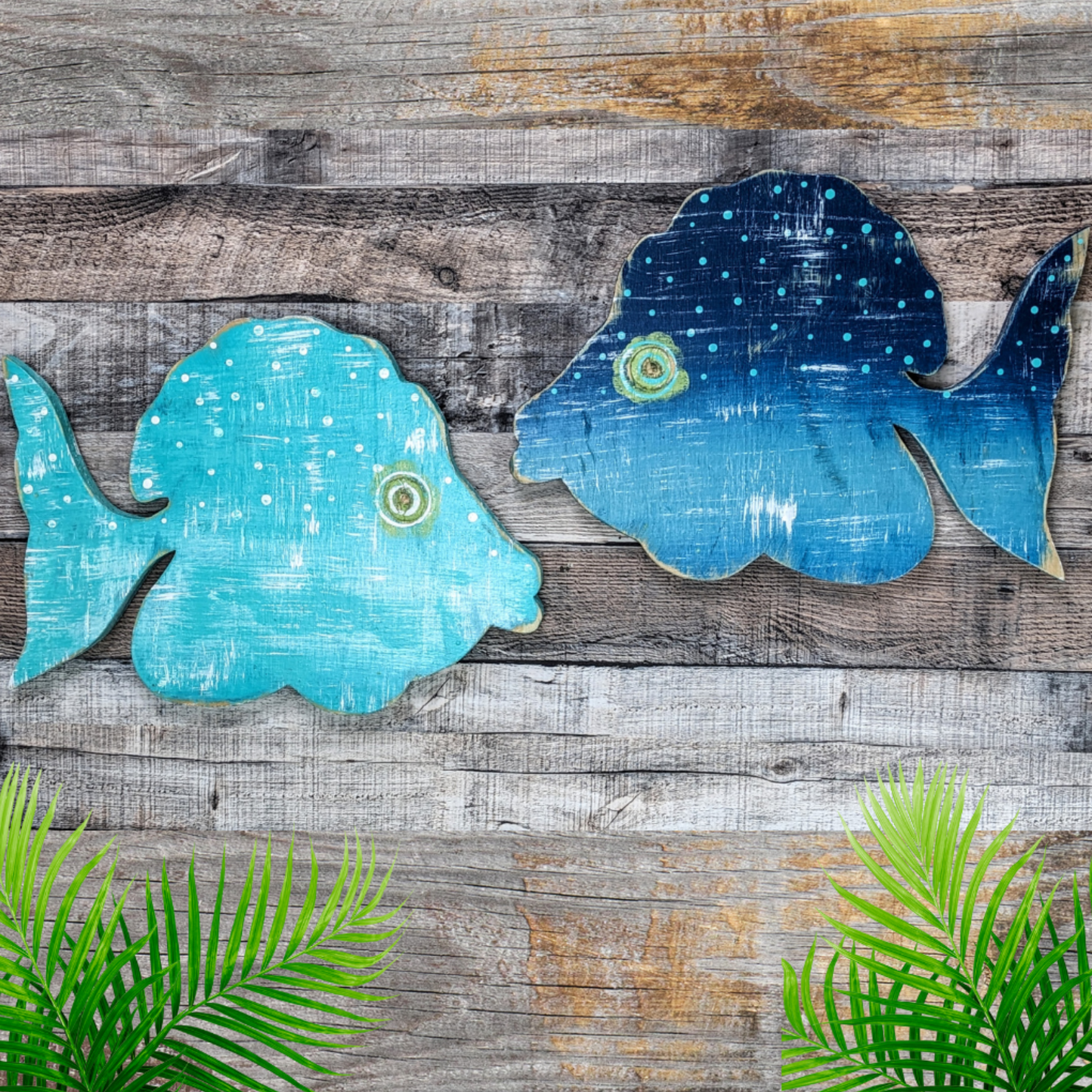 Tropical Coral Reef Fish Decor Coastal Art for Beach House Wooden Angelfish Wall Hanging Fish Decor Gift Idea Whimsical Nautical Nursery