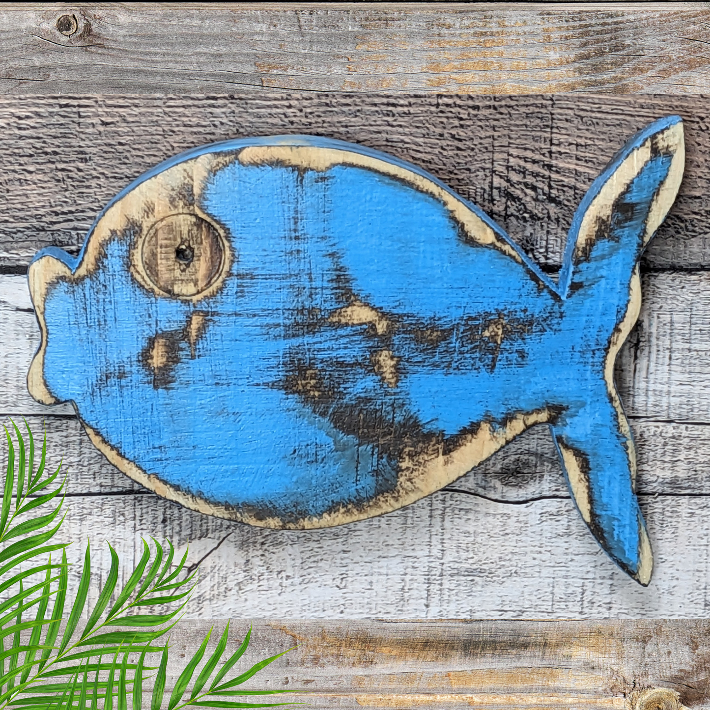 8 Tropical Fish Wall Decor Ocean Themed Kissing Fish Nursery Beach Lover Gift Idea Nautical Mancave Tiki Bar Wall Hanging Coastal Farmhouse