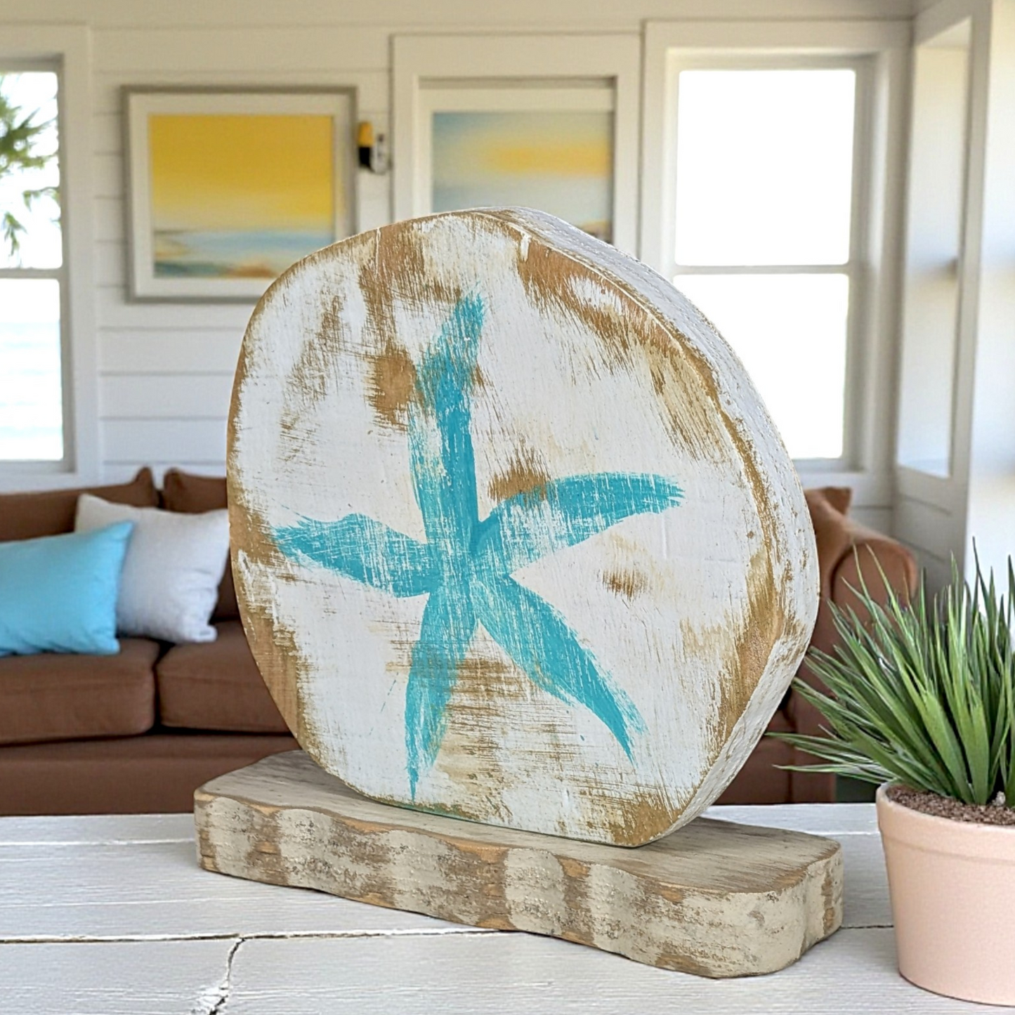 Beach Table Centerpiece Small Seashell Party Accents Nautical Wedding Display Tropical Birthday Cake Table Prop Island Ceremony Shell Decor