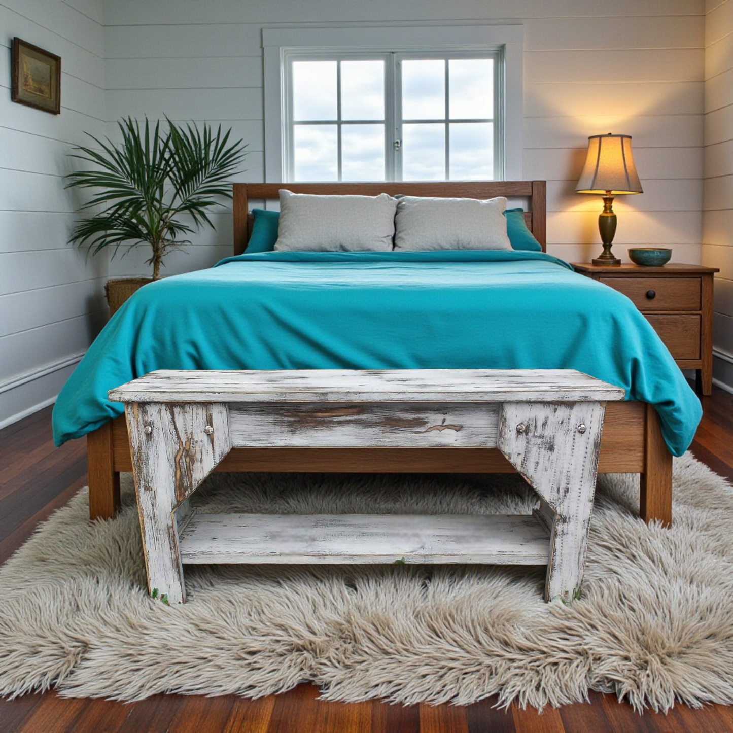 Farmhouse Kitchen Seating Beach House Style Indoor Coastal Bench Entryway Shoe Storage Shelf Covered Porch Rustic Country Mudroom Bench