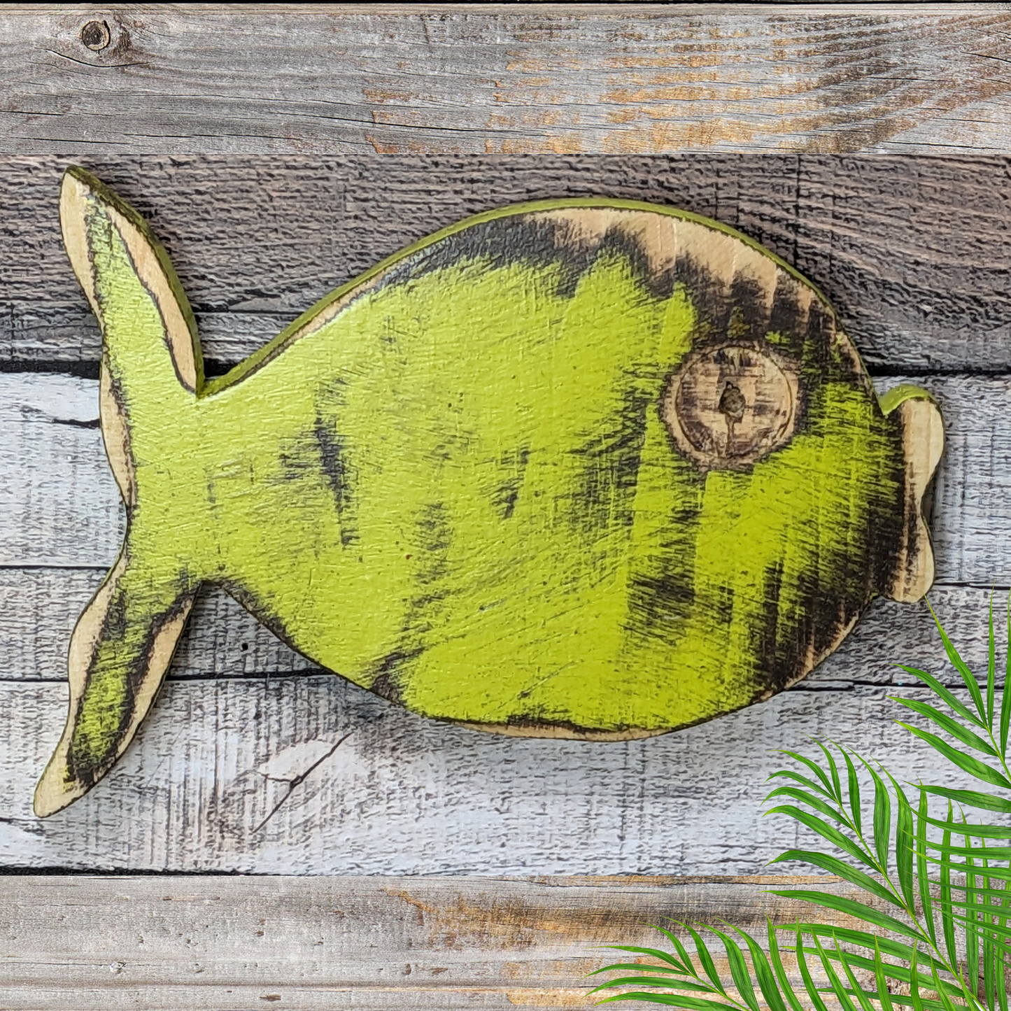 8 Tropical Fish Wall Decor Ocean Themed Kissing Fish Nursery Beach Lover Gift Idea Nautical Mancave Tiki Bar Wall Hanging Coastal Farmhouse